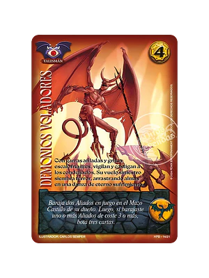 DEMONIOS VOLADORES INFERNO - SINGLES MITOS Y LEYENDAS