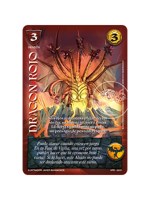 DRAGON ROJO INFERNO - SINGLES MITOS Y LEYENDAS