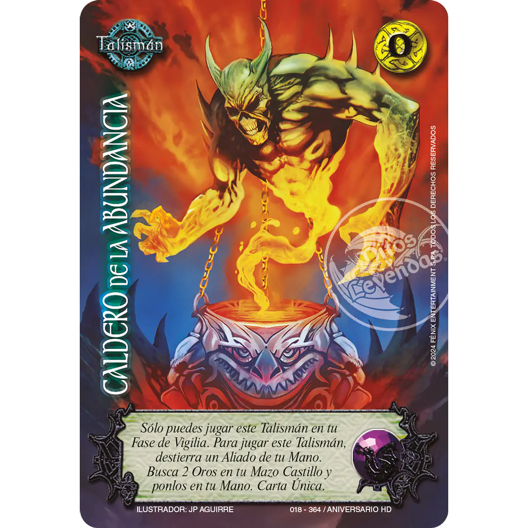 CALDERO DE LA ABUNDANCIA FULL ART - SINGLES MITOS Y LEYENDAS 1