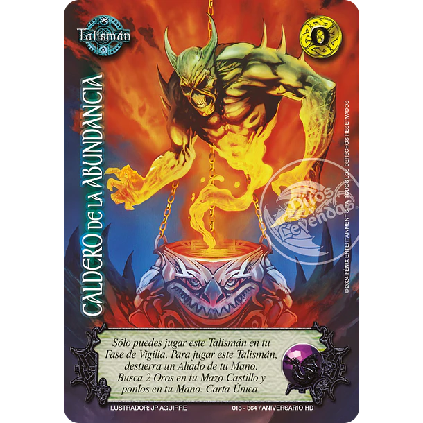 CALDERO DE LA ABUNDANCIA FULL ART - SINGLES MITOS Y LEYENDAS