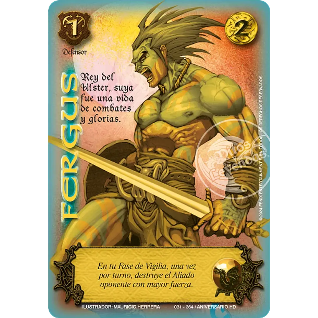 FERGUS FOIL DORADO - SINGLES MITOS Y LEYENDAS 1