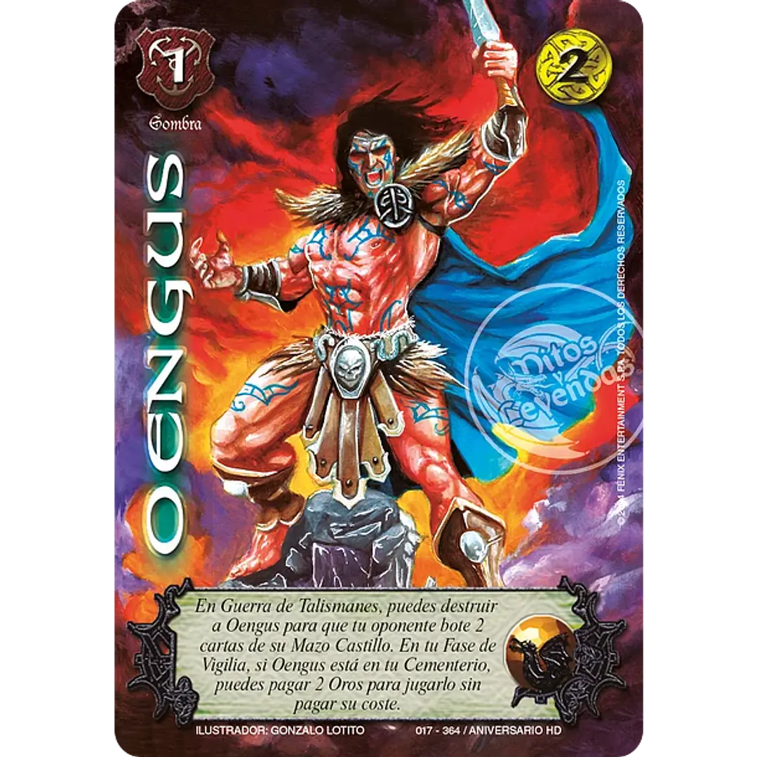 OENGUS ANIVERSARIO FULL ART - SINGLES MITOS Y LEYENDAS 1