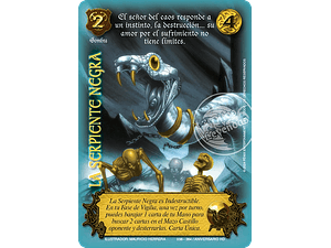 LA SERPIENTE NEGRA FOIL DORADO - SINGLES MITOS Y LEYENDAS