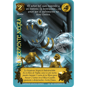 LA SERPIENTE NEGRA FOIL DORADO - SINGLES MITOS Y LEYENDAS
