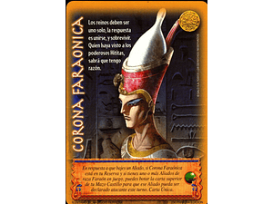 CORONA FARAONICA FOIL - SINGLES MITOS Y LEYENDAS