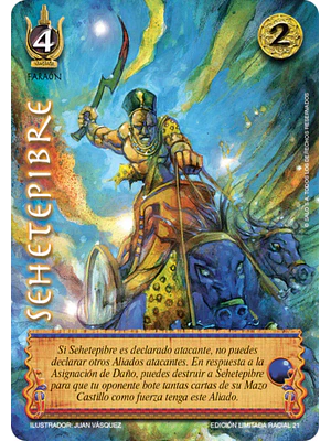 SEHETEPIBRE FULL ART - SINGLES MITOS Y LEYENDAS