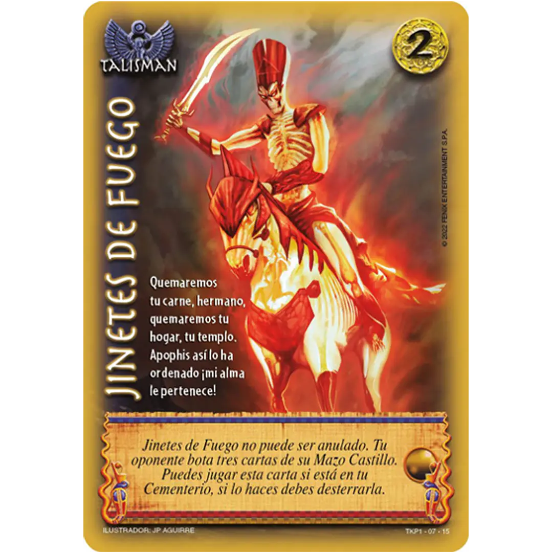 JINETES DE FUEGO - SINGLES MITOS Y LEYENDAS 1
