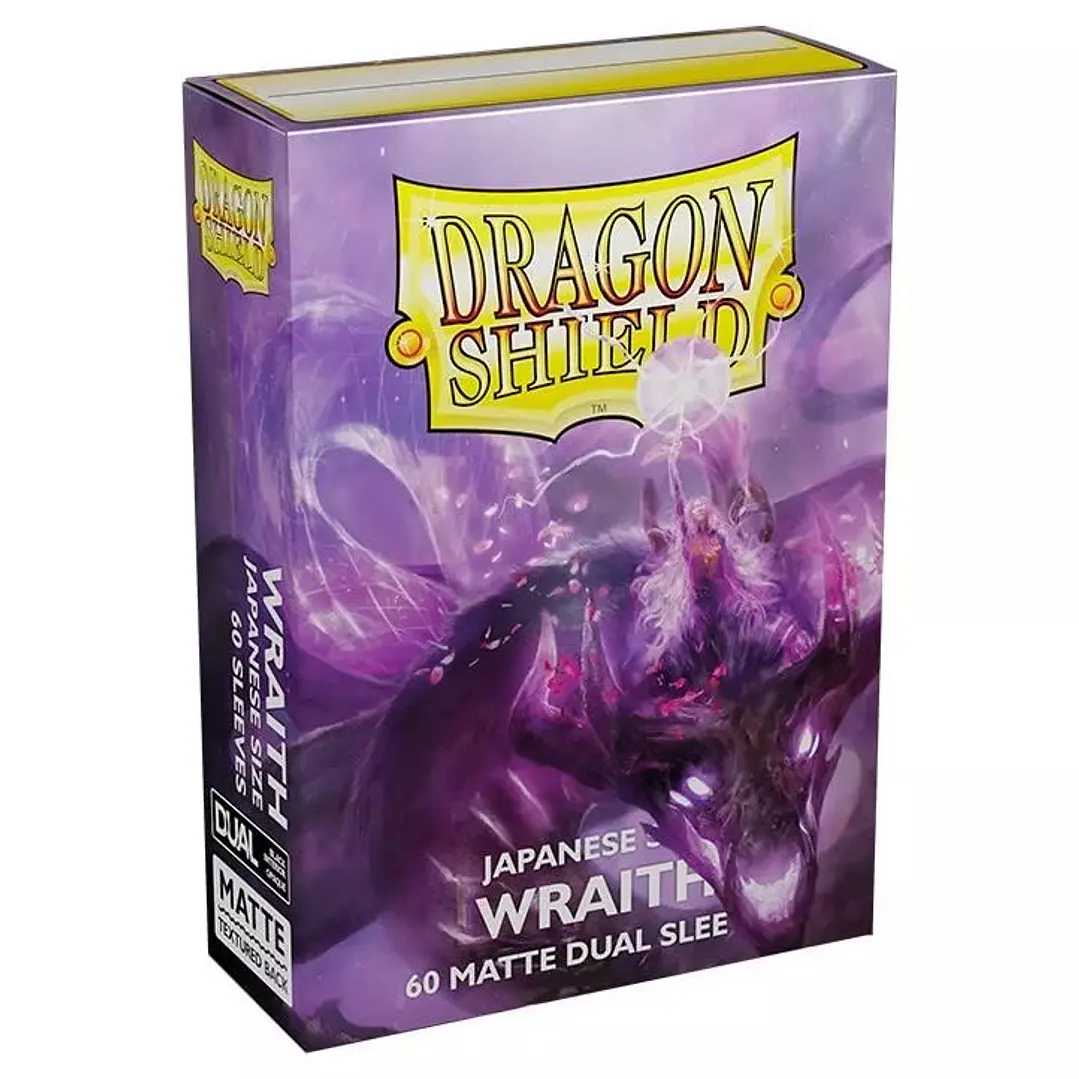 DRAGON SHIELD DUAL MATTE SLEEVE 60CT - WRAITH 1