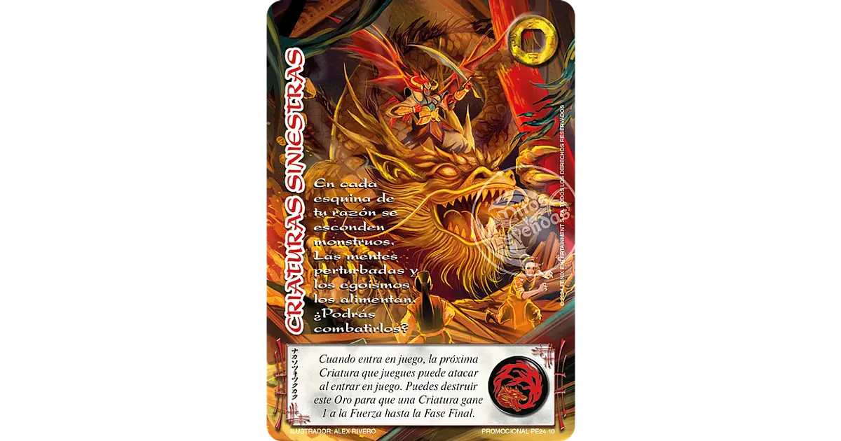 CRIATURAS SINIESTRAS FULL ART - SINGLES MITOS Y LEYENDAS