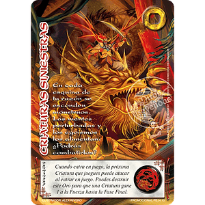 CRIATURAS SINIESTRAS FULL ART - SINGLES MITOS Y LEYENDAS
