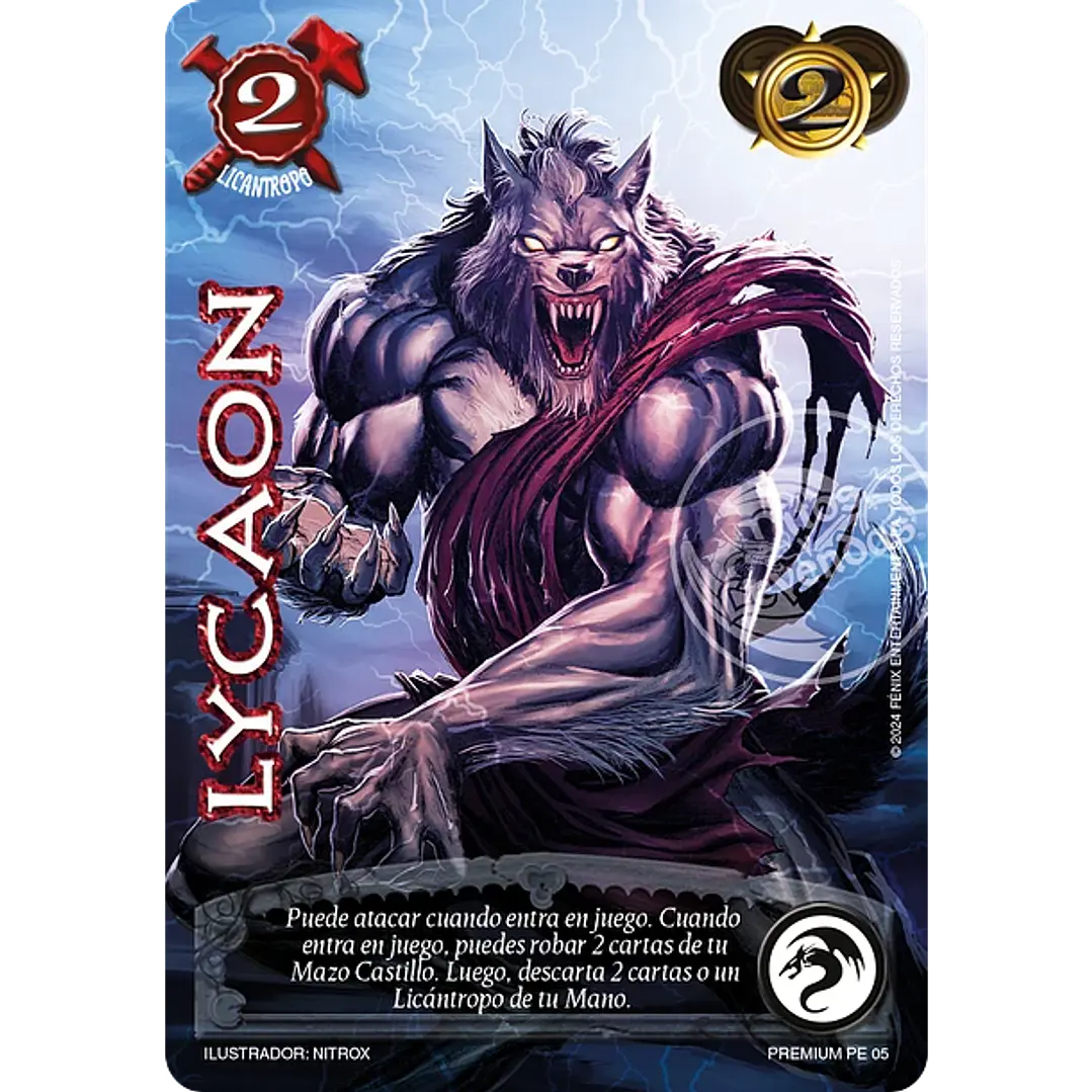LYCAON FULL ART - SINGLES MITOS Y LEYENDAS 1