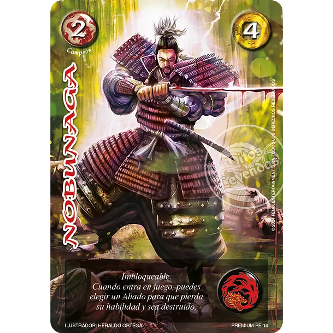 NOBUNAGA FULL ART - SINGLES MITOS Y LEYENDAS 1