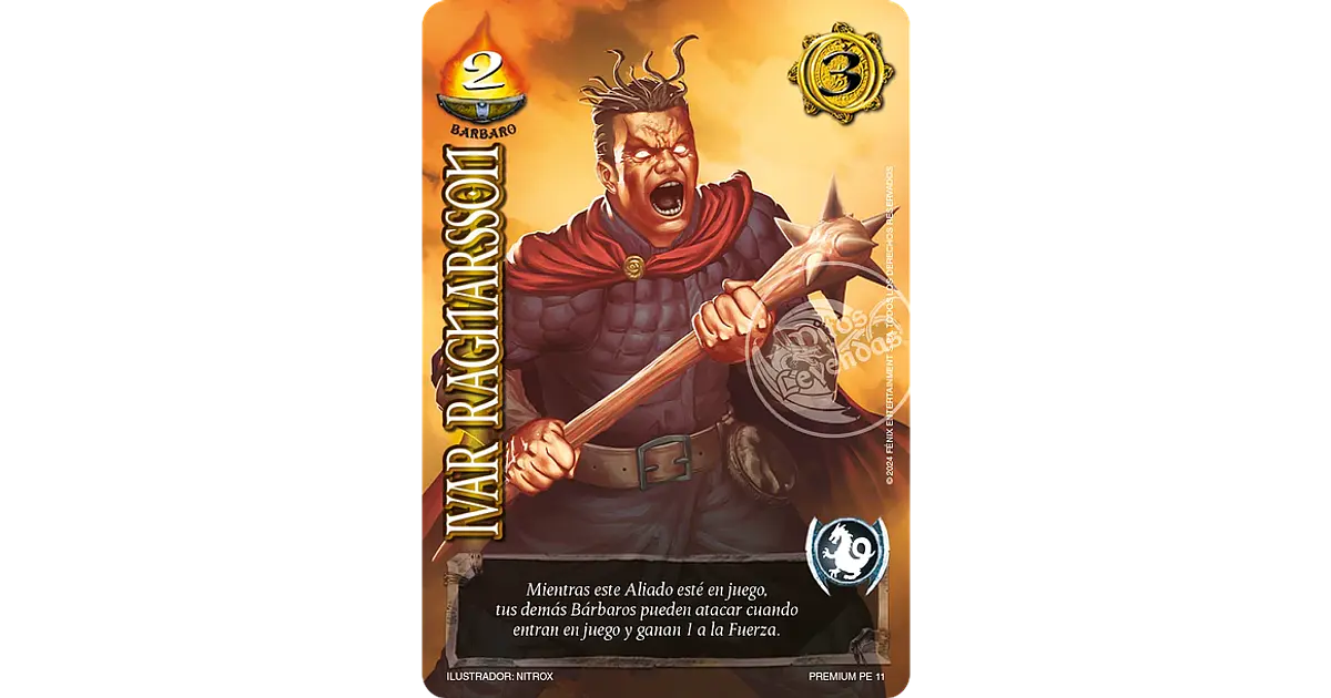 IVAR RAGNARSON FULL ART - SINGLES MITOS Y LEYENDAS