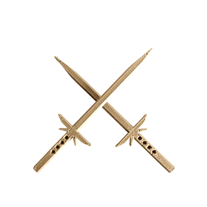 ESPADAS (PAR) FOSSIL GREY - ACCESORIOS DUMMY (MISIÓN 13)