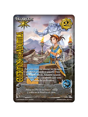 CUERNOS DE ADUMLA FULL ART - SINGLES MITOS Y LEYENDAS