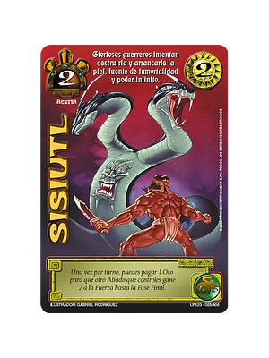 SISIUTL (LPE3.0 - UR) - SINGLES MITOS Y LEYENDAS