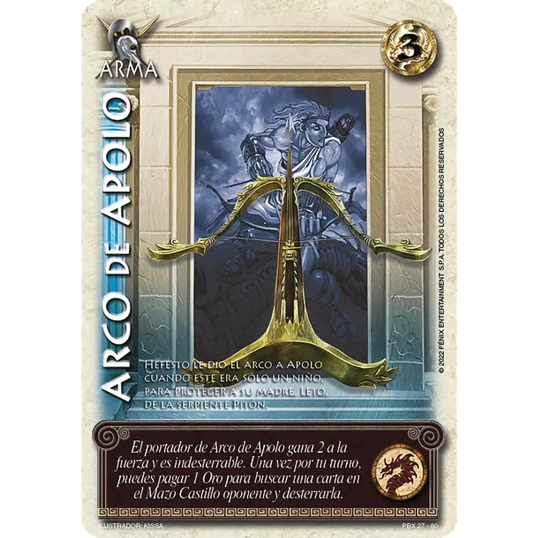 ARCO DE APOLO - SINGLES MITOS Y LEYENDAS 1