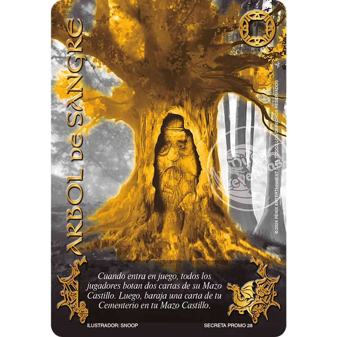 ÁRBOL DE SANGRE (LBPB24 - DORADA) - SINGLES MITOS Y LEYENDAS 1