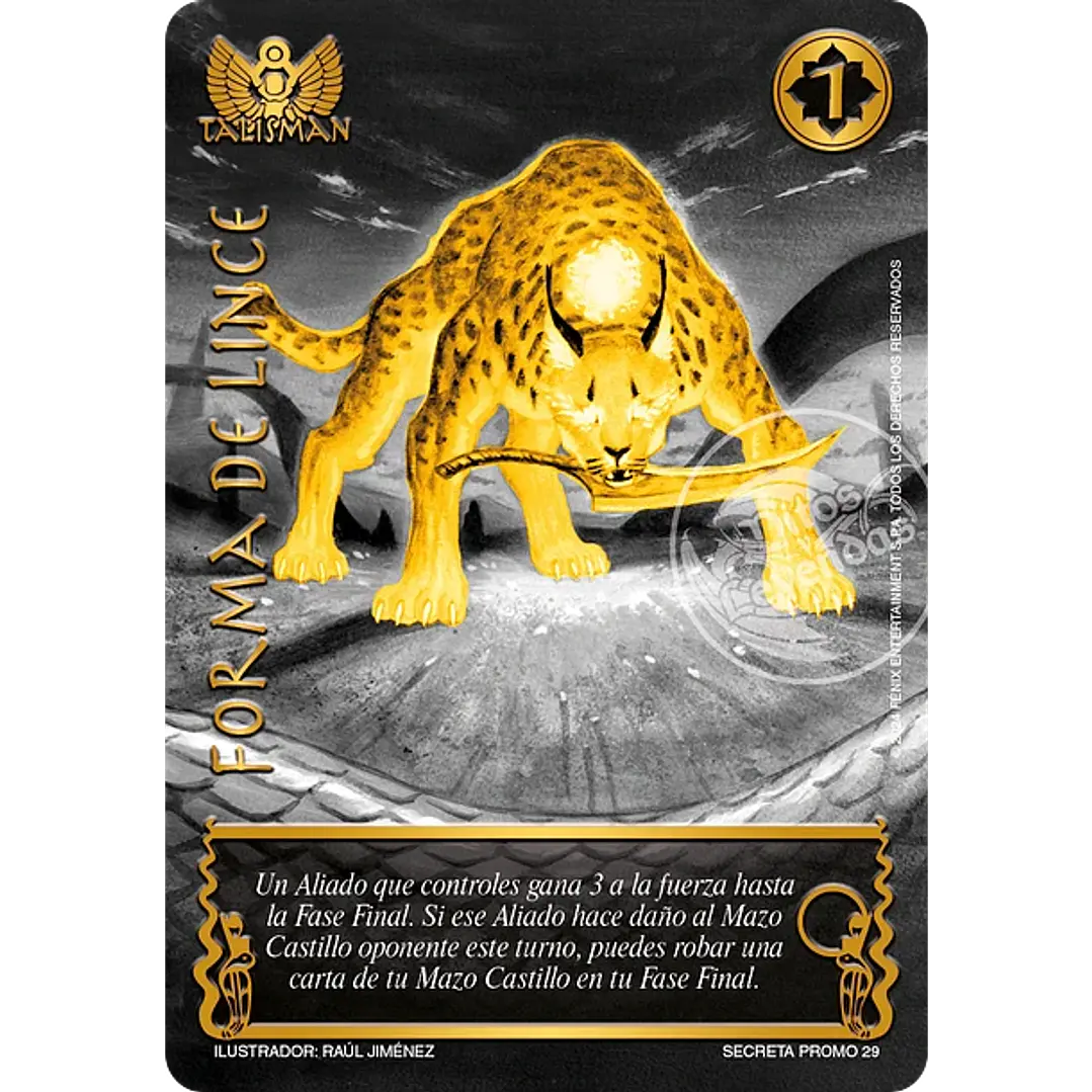 Forma de Lince (LBPB24 - Dorada) - SINGLES MITOS Y LEYENDAS 1