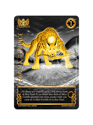 Forma de Lince (LBPB24 - Dorada) - SINGLES MITOS Y LEYENDAS