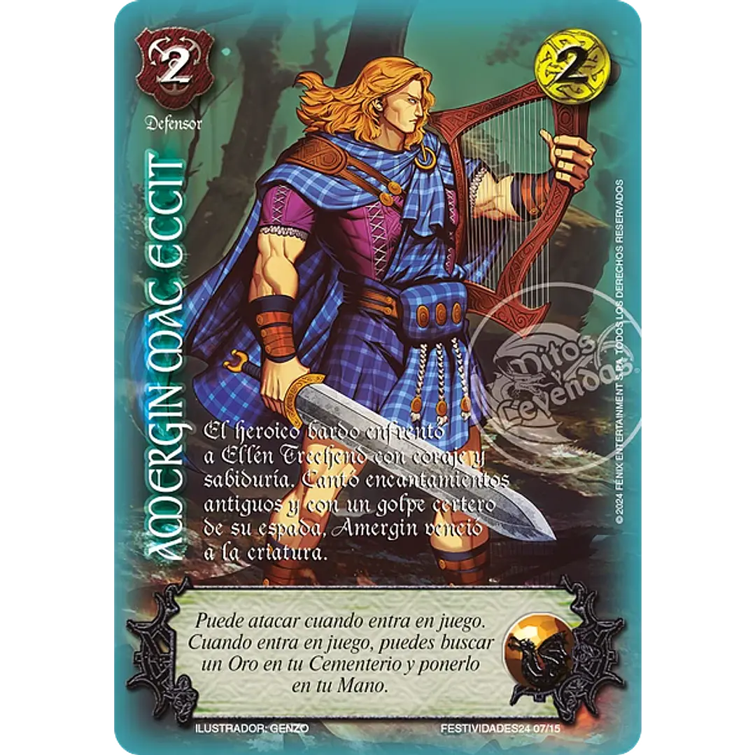 AMERGIN MAC ECCIT - SINGLES MITOS Y LEYENDAS 1
