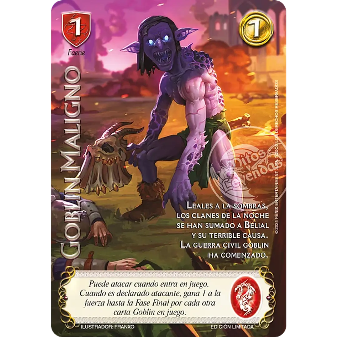 GOBLIN MALIGNO LLUVIA - SINGLES MITOS Y LEYENDAS 1