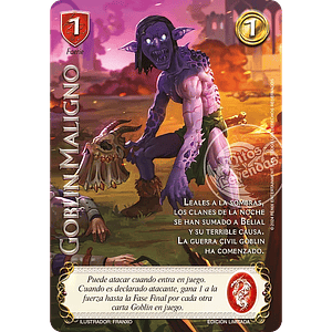 GOBLIN MALIGNO LLUVIA - SINGLES MITOS Y LEYENDAS