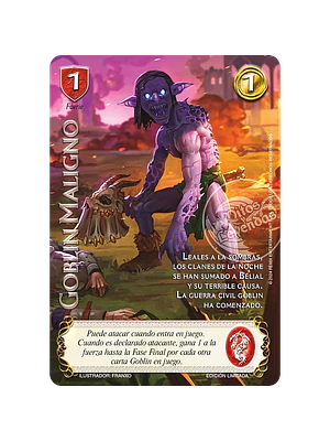 GOBLIN MALIGNO LLUVIA - SINGLES MITOS Y LEYENDAS