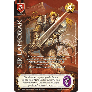 SIR LAMORAK (LBPB24 - FOIL LLUVIA) - SINGLES MITOS Y LEYENDAS