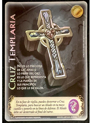 CRUZ TEMPLARIA CARTA PROMO - SINGLES MITOS Y LEYENDAS