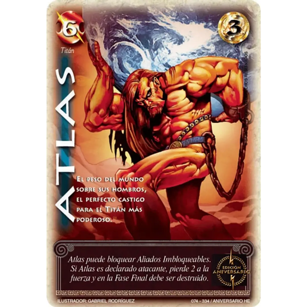 ATLAS (HELÉNICA ANIV - PROMOCIONAL) - SINGLES MITOS Y LEYENDAS 1