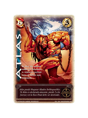 ATLAS (HELÉNICA ANIV - PROMOCIONAL) - SINGLES MITOS Y LEYENDAS