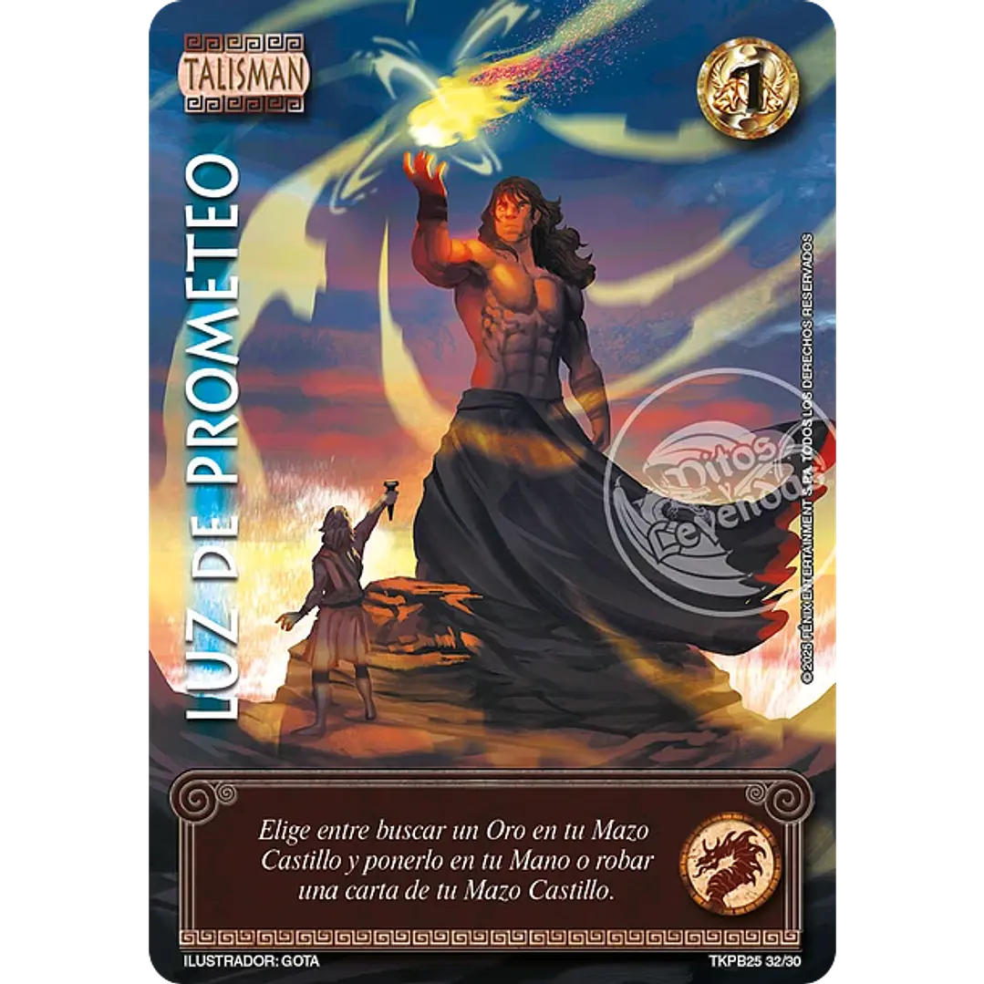 LUZ DE PROMETEO (TKPB25 - BUY A BOX) - SINGLES MITOS Y LEYENDAS 1