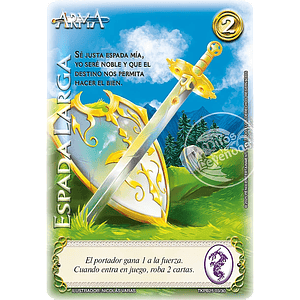 ESPADA LARGA (TKPB25 - NOBLEZA Y PODER) - SINGLES MITOS Y LEYENDAS