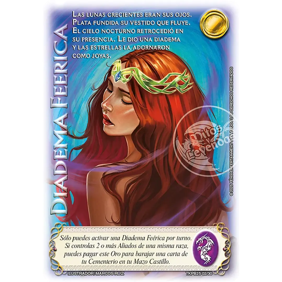 DIADEMA FEERICA (TKPB25 - NOBLEZA Y PODER) - SINGLES MITOS Y LEYENDAS 1