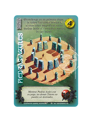PIEDRAS AZULES (HD ANIVERSARIO - VC FOIL) - SINGLES MITOS Y LEYENDAS