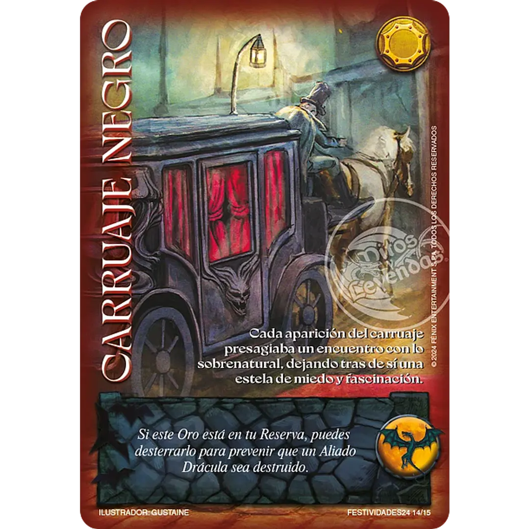 CARRUAJE NEGRO (LBPB24) - SINGLES MITOS Y LEYENDAS 1