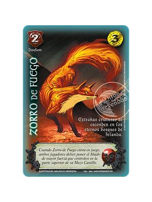 ZORRO DE FUEGO (HD ANIVERSARIO - VC FOIL) - SINGLES MITOS Y LEYENDAS