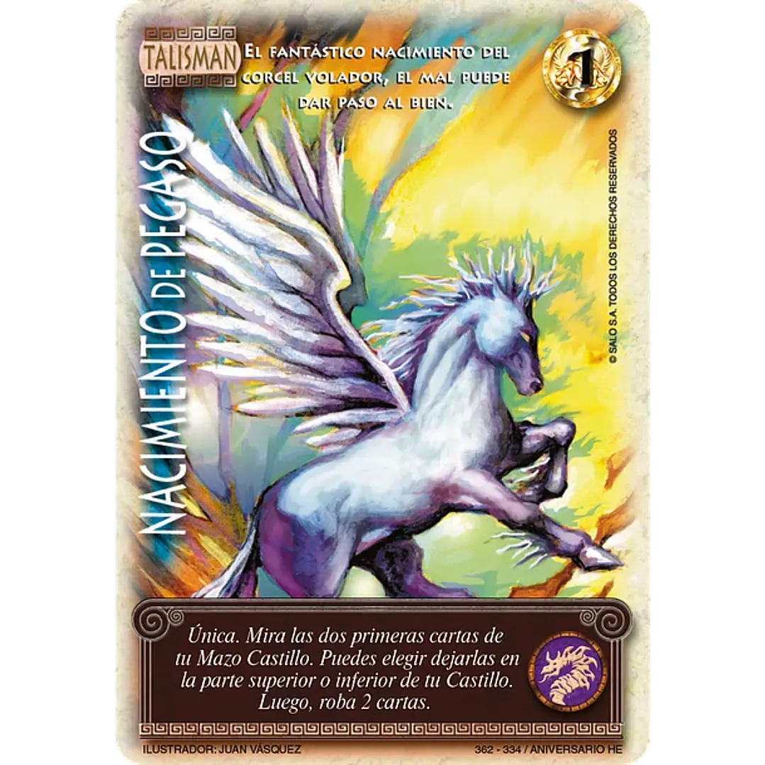 NACIMIENTO DE PEGASO - SINGLES MITOS Y LEYENDAS 1