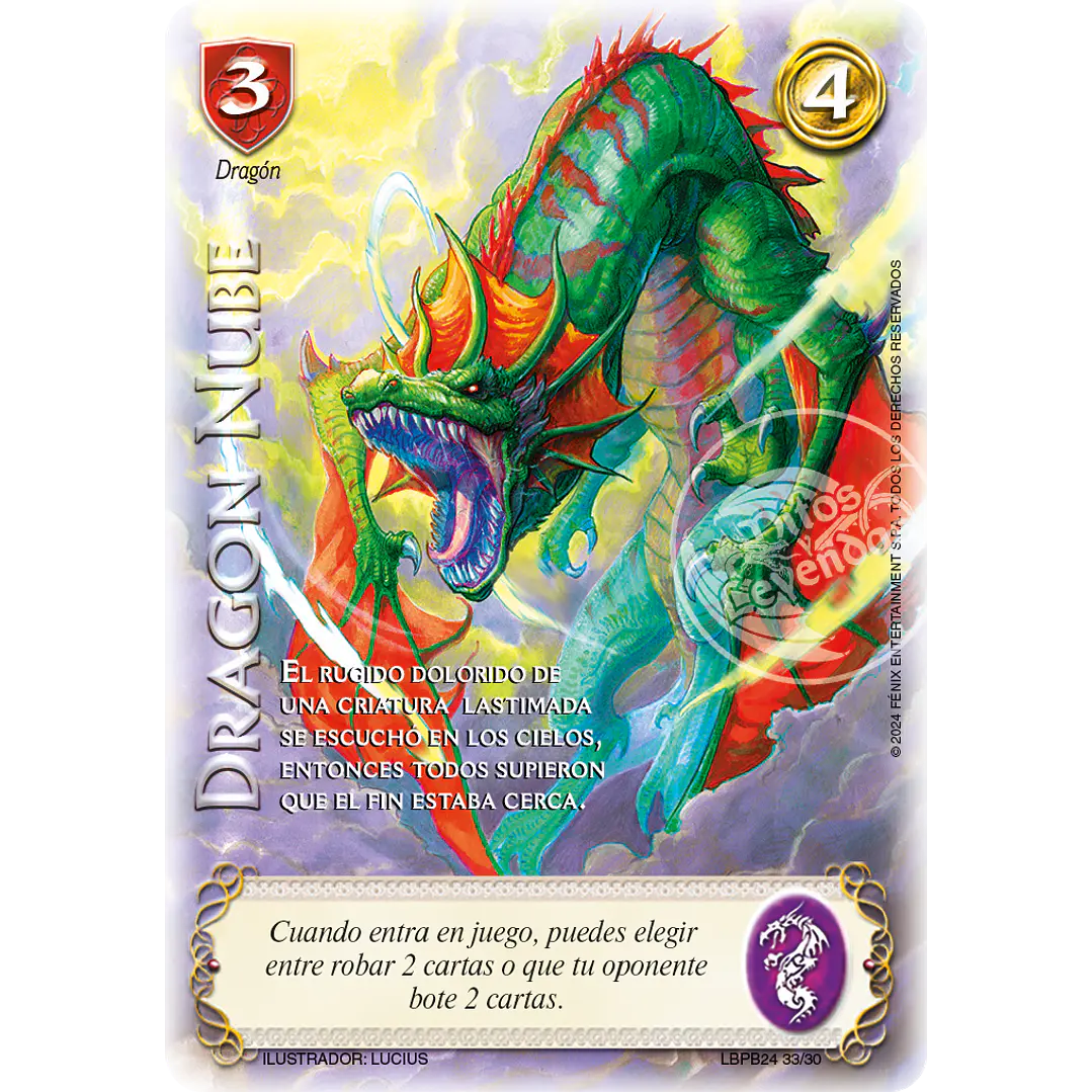 DRAGON NUBE (LPB24 33/30) - SINGLES MITOS Y LEYENDAS 1