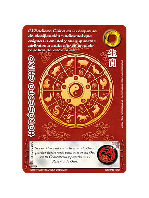 HORÓSCOPO CHINO (XINNIAN) - SINGLES MITOS Y LEYENDAS