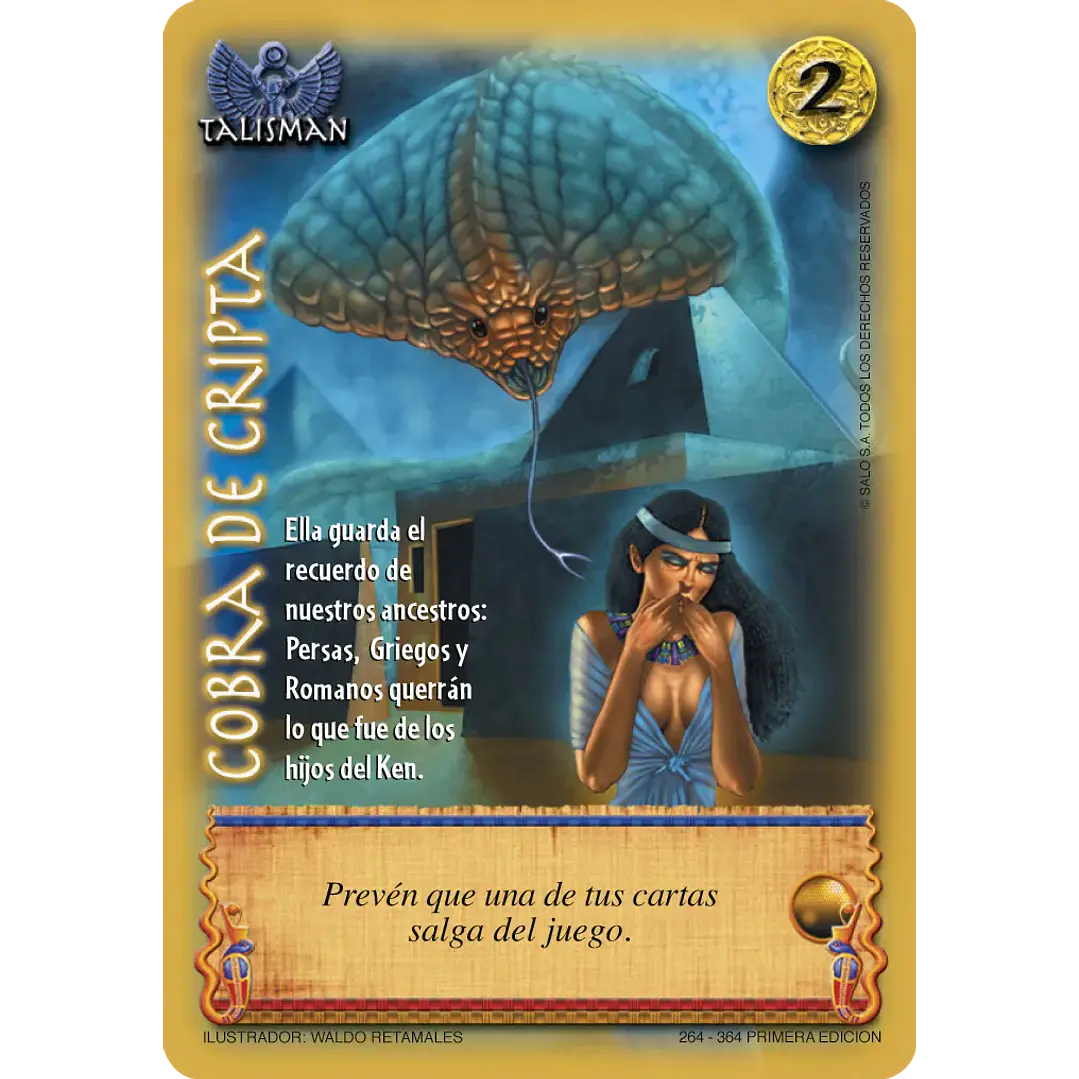 COBRA DE CRIPTA - SINGLES MITOS Y LEYENDAS 1