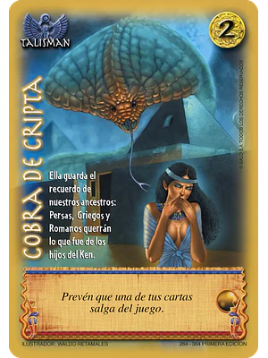 COBRA DE CRIPTA - SINGLES MITOS Y LEYENDAS