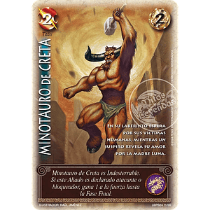 MINOTAURO DE CRETA (LBPB24 - ARTE ALTERNATIVO) - SINGLES MITOS Y LEYENDAS