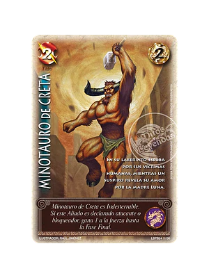 MINOTAURO DE CRETA (LBPB24 - ARTE ALTERNATIVO) - SINGLES MITOS Y LEYENDAS