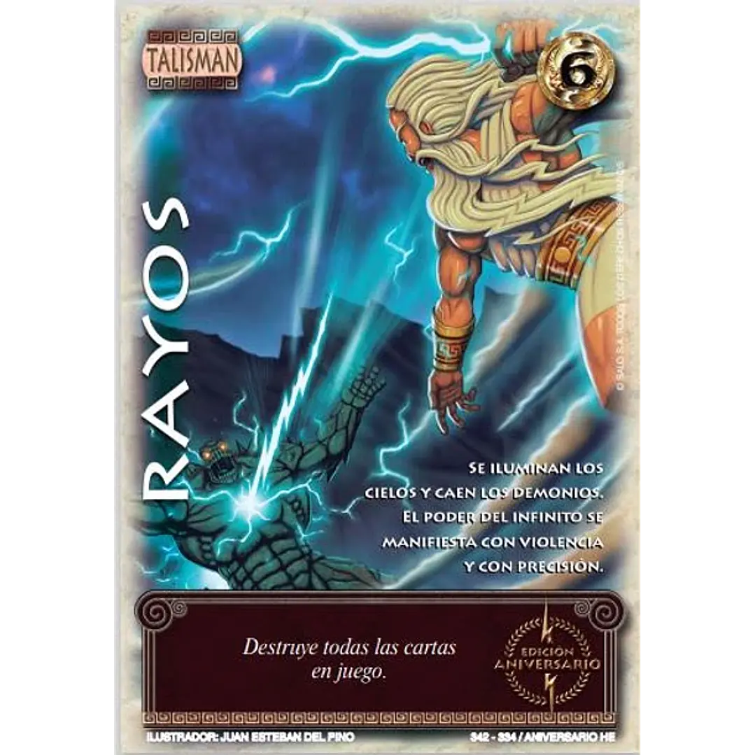RAYOS (HELÉNICA ANIV - PROMOCIONAL) - SINGLES MITOS Y LEYENDAS 1