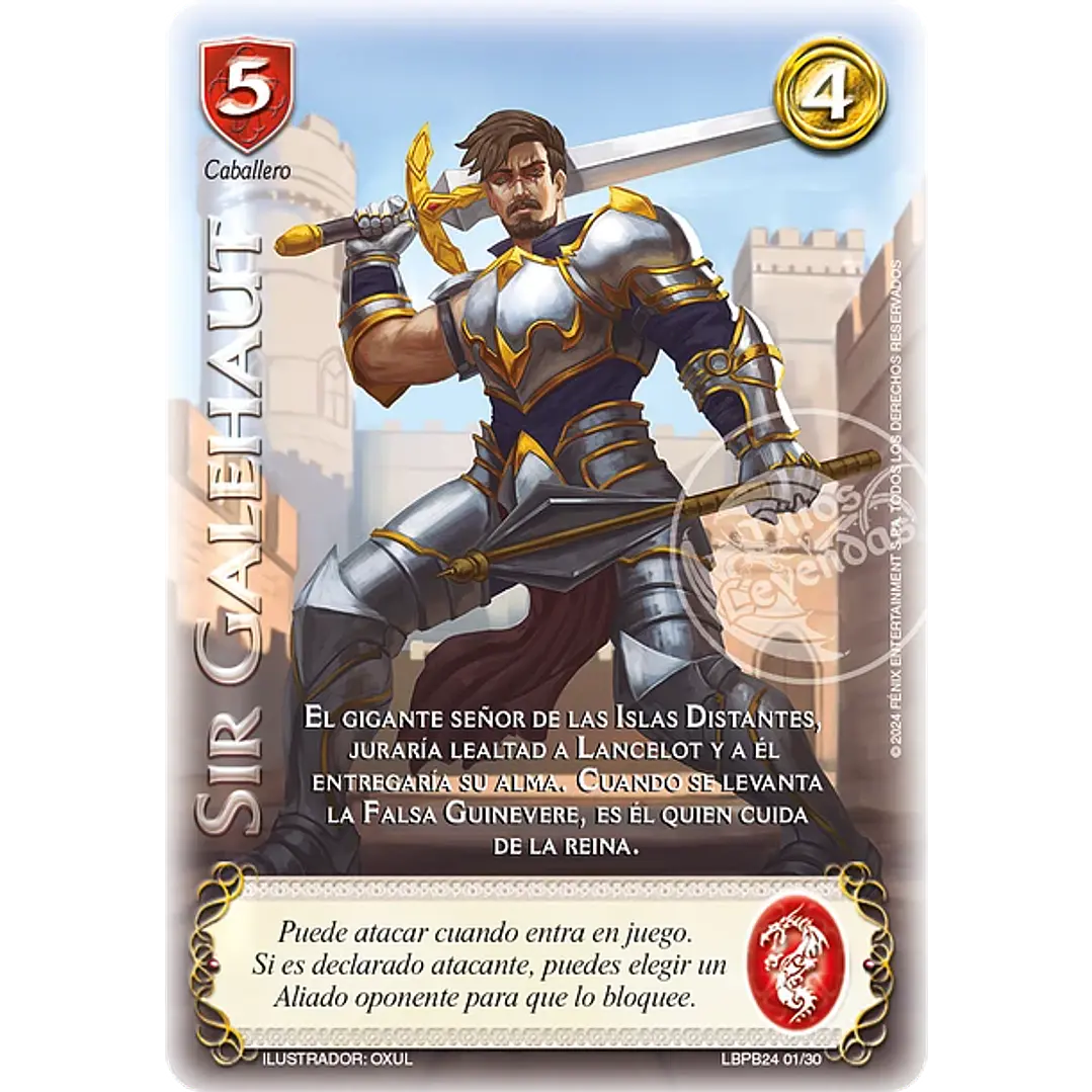 SIR GALEHAUT (LBPB24 - ARTE ALTERNATIVO) - SINGLES MITOS Y LEYENDAS 1