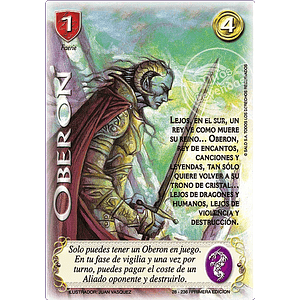 OBERON (CLÁSICO ESPS - REAL) - SINGLES MITOS Y LEYENDAS