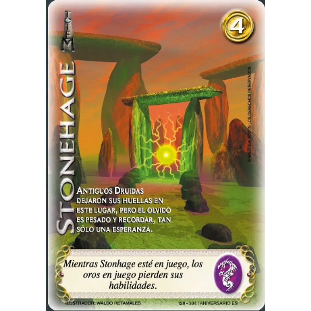 STONEHAGE (ANIVERSARIO ES) - SINGLES MITOS Y LEYENDAS 1