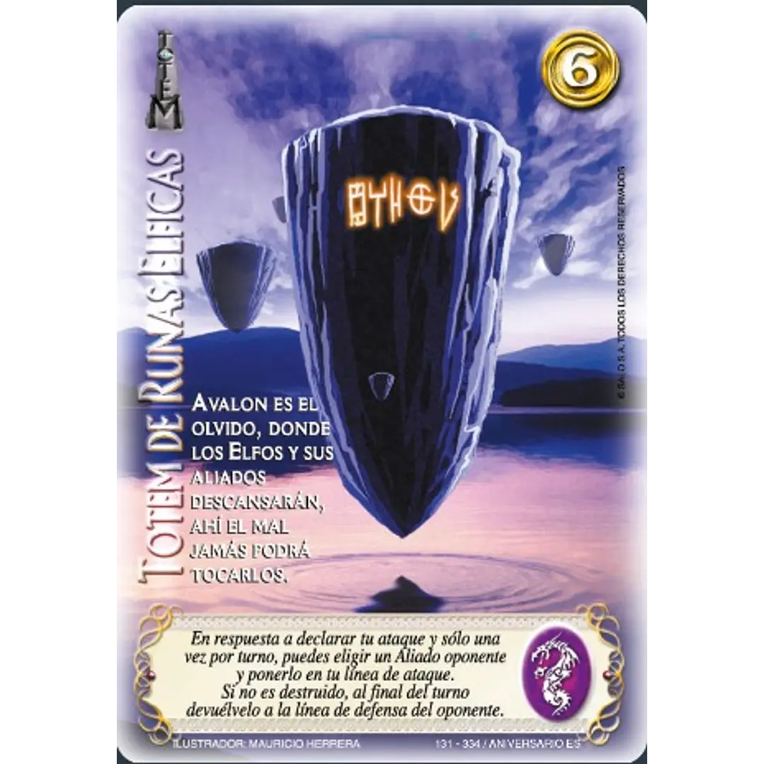 TÓTEM DE RUNAS ELFICAS (ANIVERSARIO ES) - SINGLES MITOS Y LEYENDAS 1